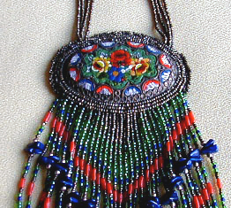 Detail of Green Mosaic Necklace