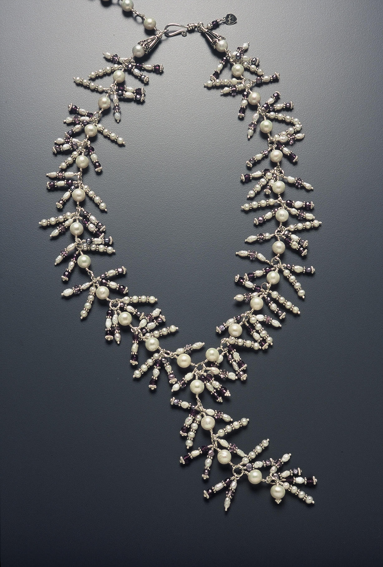 Detail of Fizzy Pearls Necklace