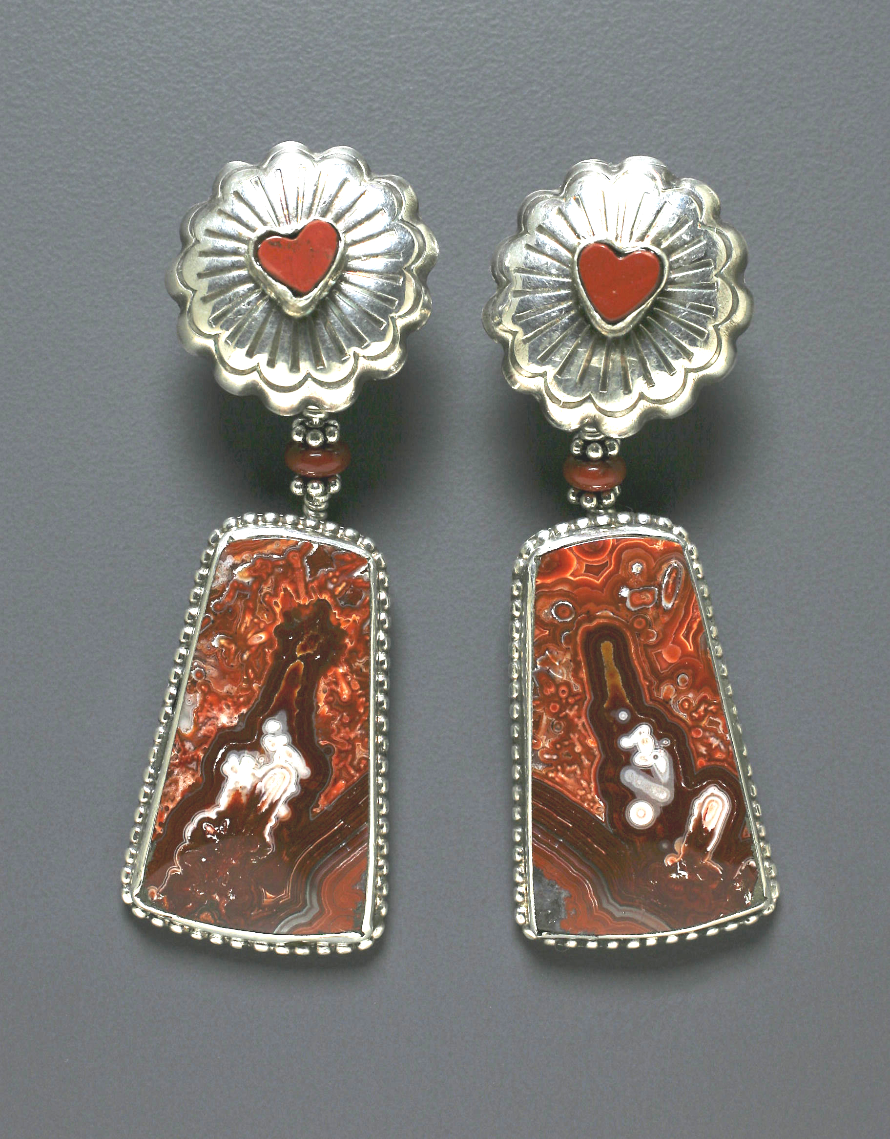Detail of Persian Miniature Earrings