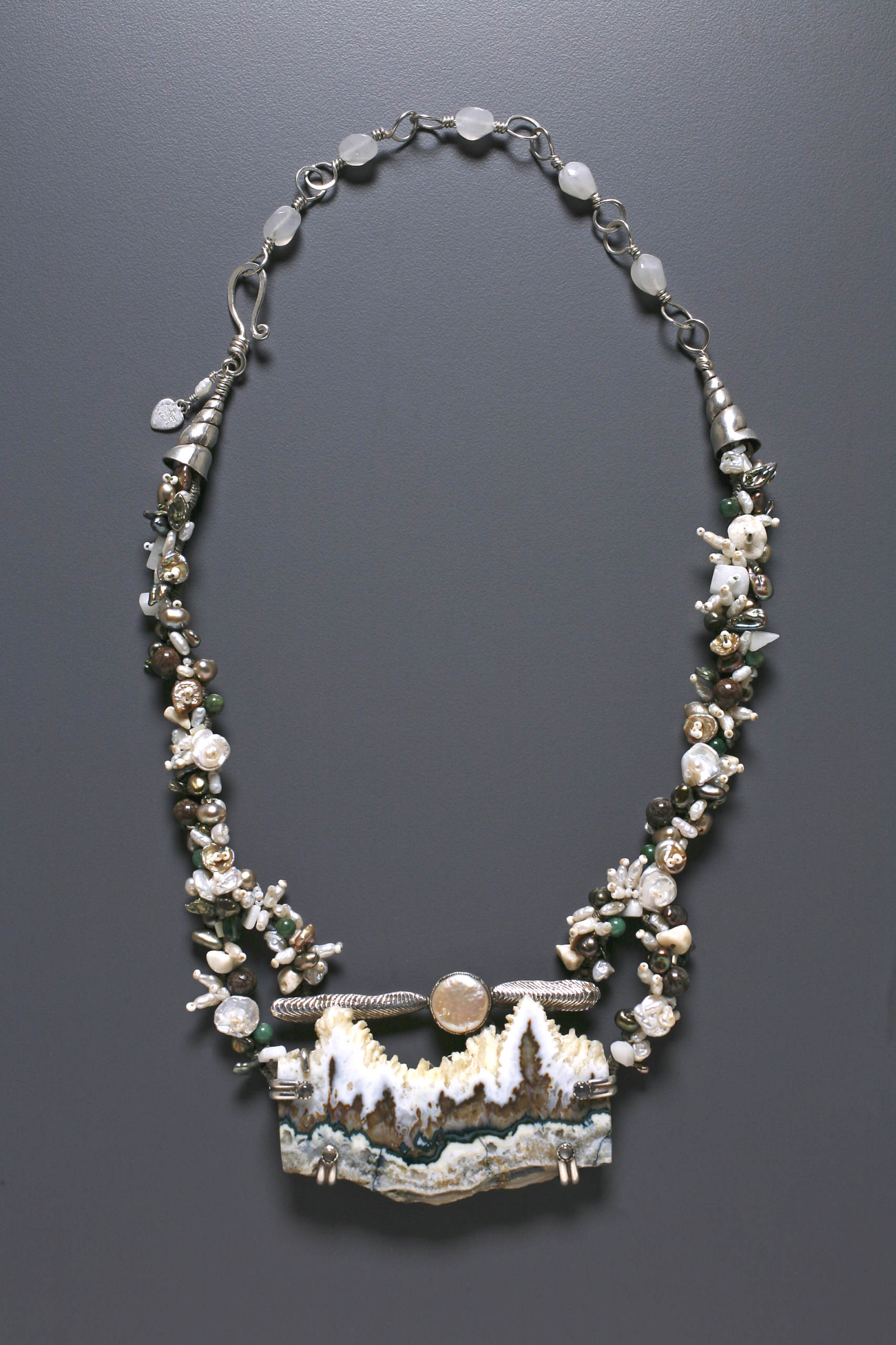 Detail of Green Forest Necklace