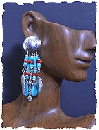 Native American Pipe Earrings
