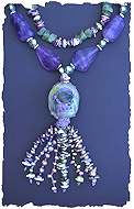 Fluorite and Pearls Set