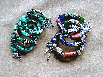 Stone and Bead Bracelets
