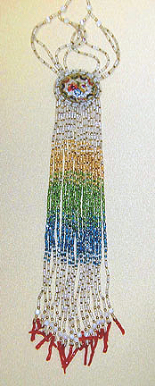 Mosaic with Rainbow Necklace