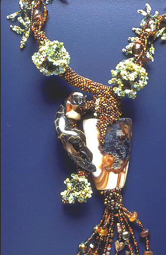 Detail of Titi Monkey Necklace