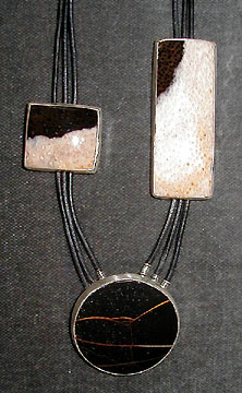 Detail of Alone in the Universe Necklace