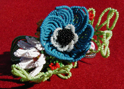 Detail of Anemone Vessel Pin