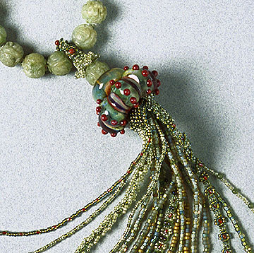 Detail of Green Grace Necklace