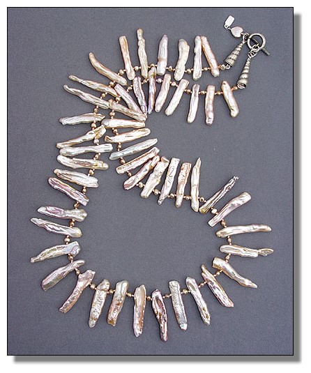 Pearl Tusk Necklace