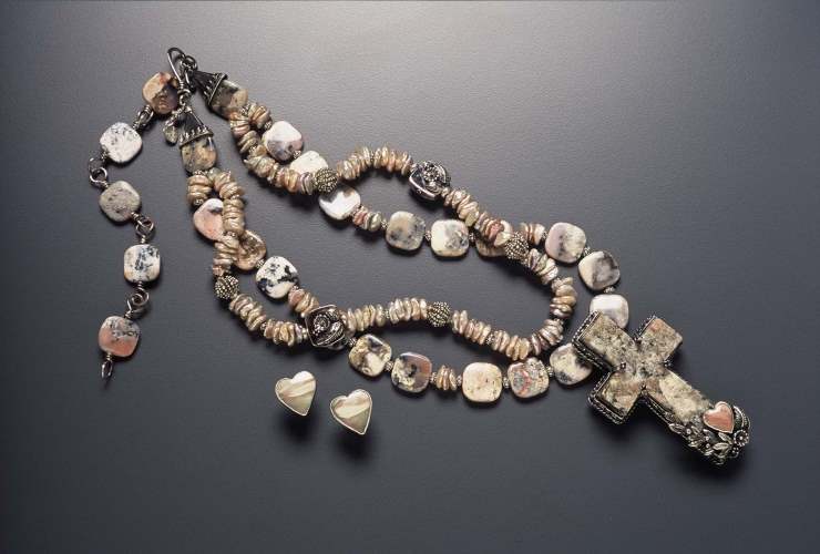 Granite Cross Necklace