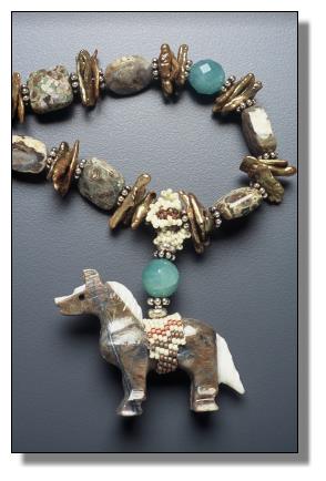 Navajo Pony Necklace
