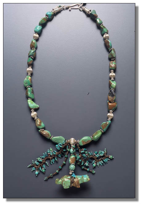 Turquoise Badger Necklace