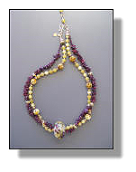 Garnet Vines Necklace
