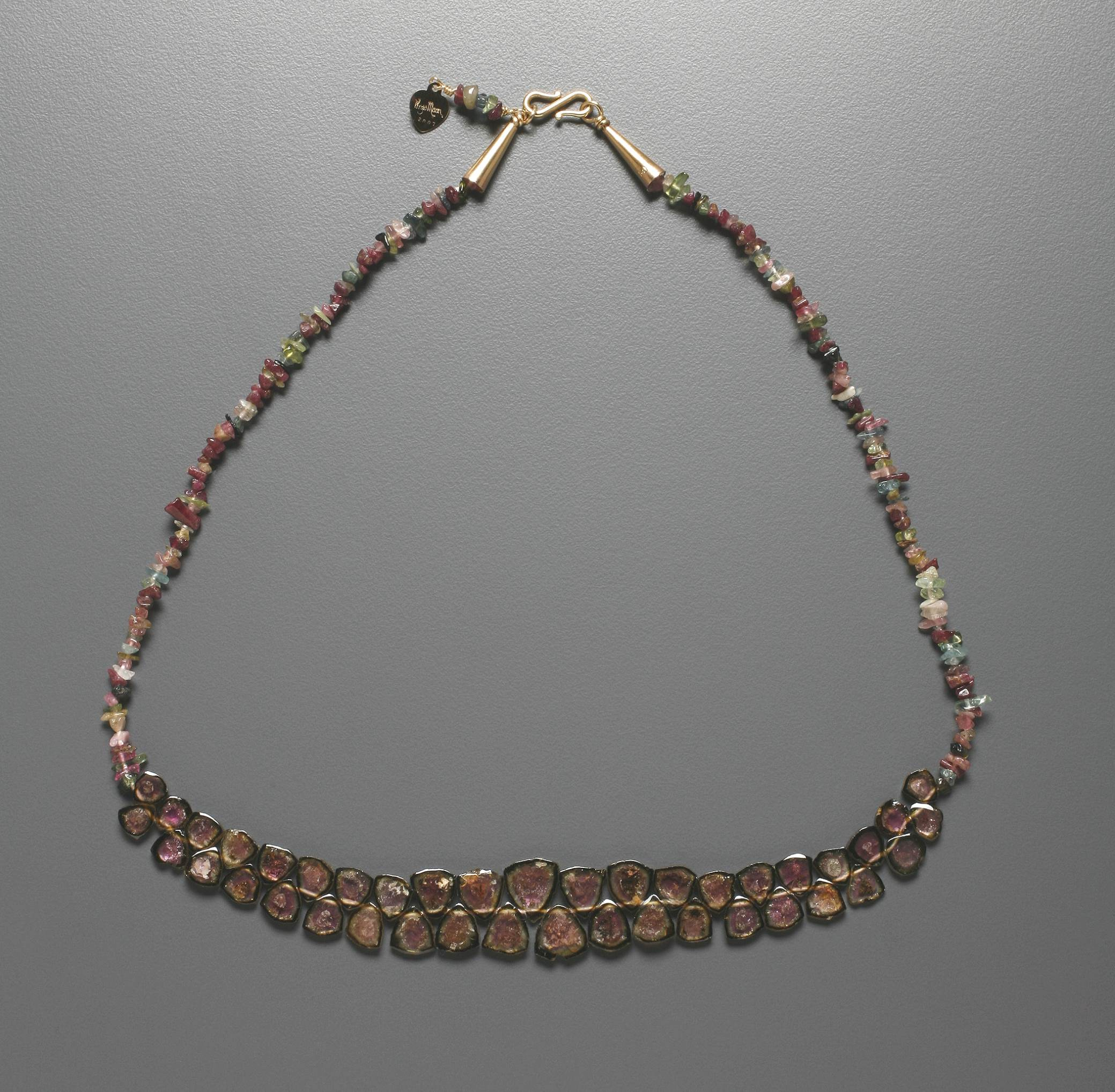 Detail of Petite Tourmaline Necklace