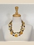 Citrine Crystals Necklace on model