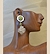 Green Turquoise Four Winds Earrings on model