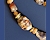Lizard in Iolite Necklace Detail