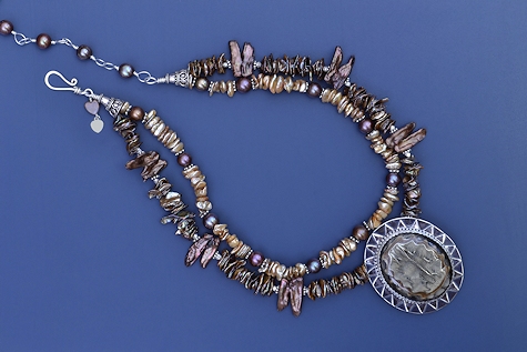 Ammonite Saguaro Necklace