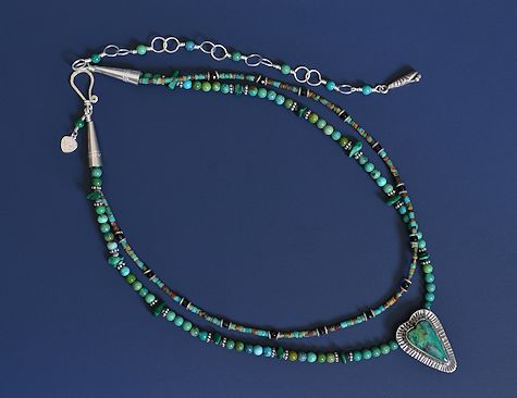 Chrysocolla Mermaid Necklace