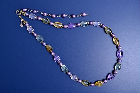 Gemstone Pebbles Necklace
