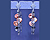 Earrings for Vanadinite Necklace