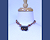 Vanadinite Necklace on model