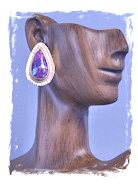 Copper Mosaic Earrings