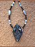 Sgraffito Frog Necklace Detail