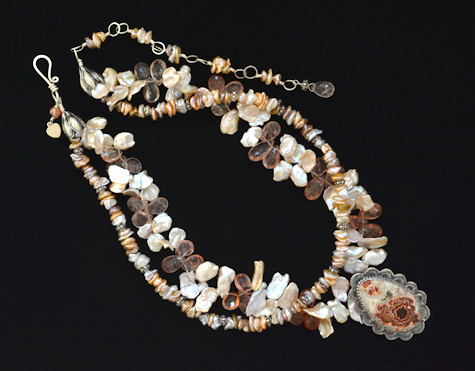 Lace Opal Necklace