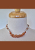Agate Wreath Necklace on model